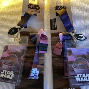 Star Wars Mandalorian Lanyard With Card Holder